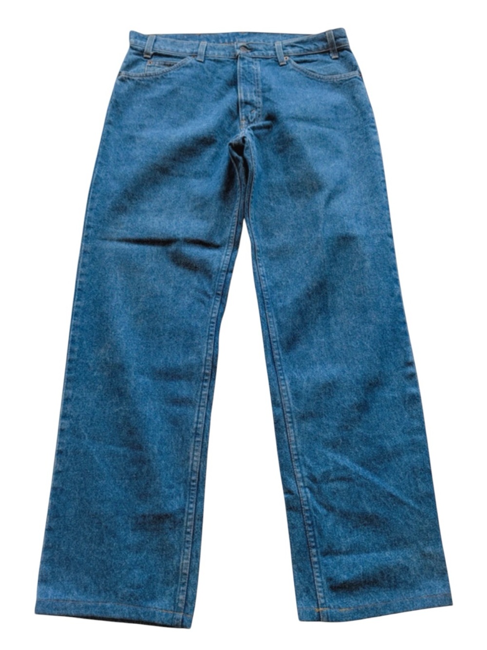 Vintage 1985 Levi's 506 Orange Tab Jeans Made in USA W36 L32 Single Stitch